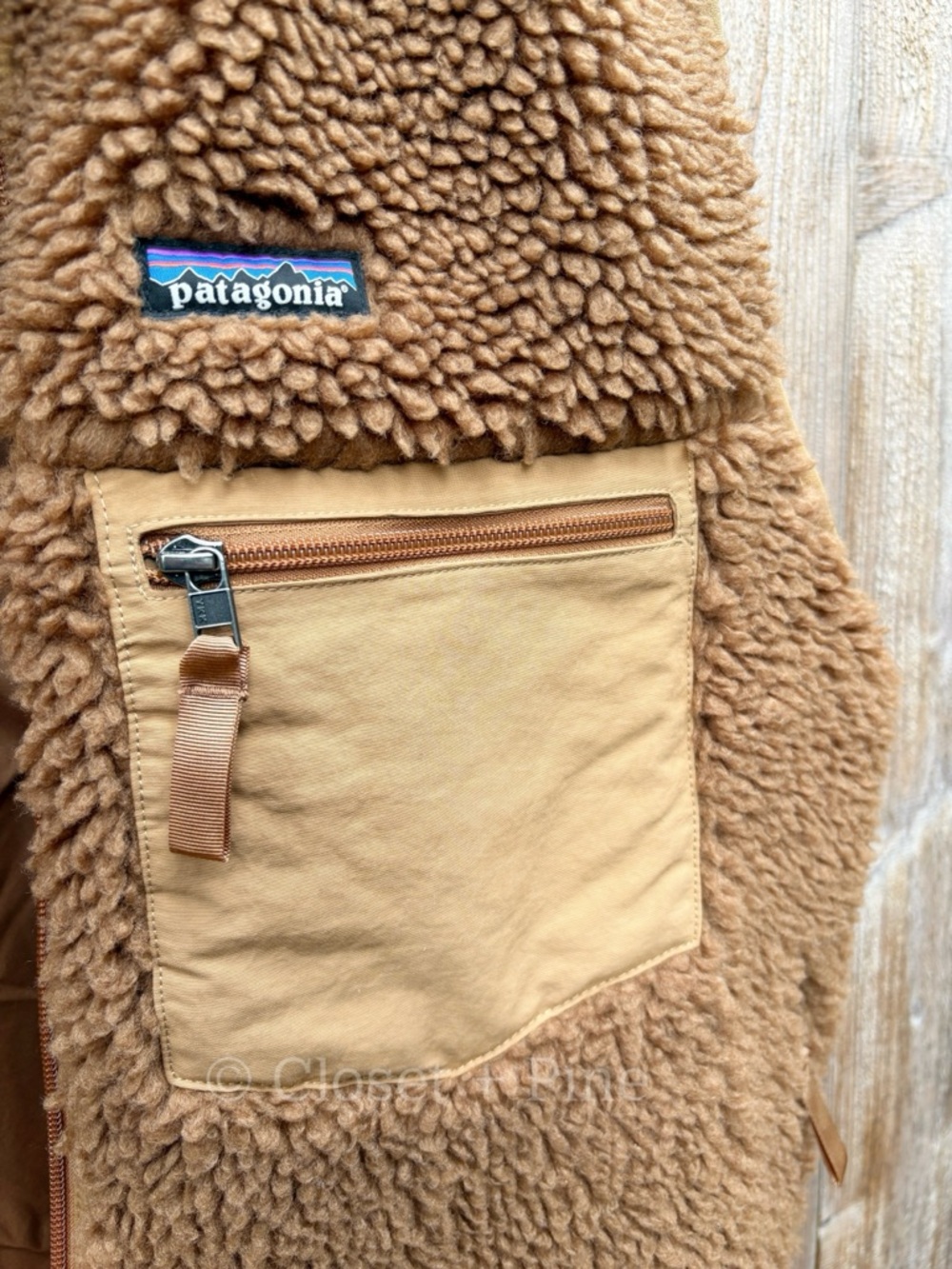 Patagonia Classic Retro-X Vest Deer Brown Size Large NWOT - Picture 7 of 15